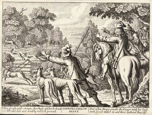Chasse au cerf - Wenceslaus Hollar